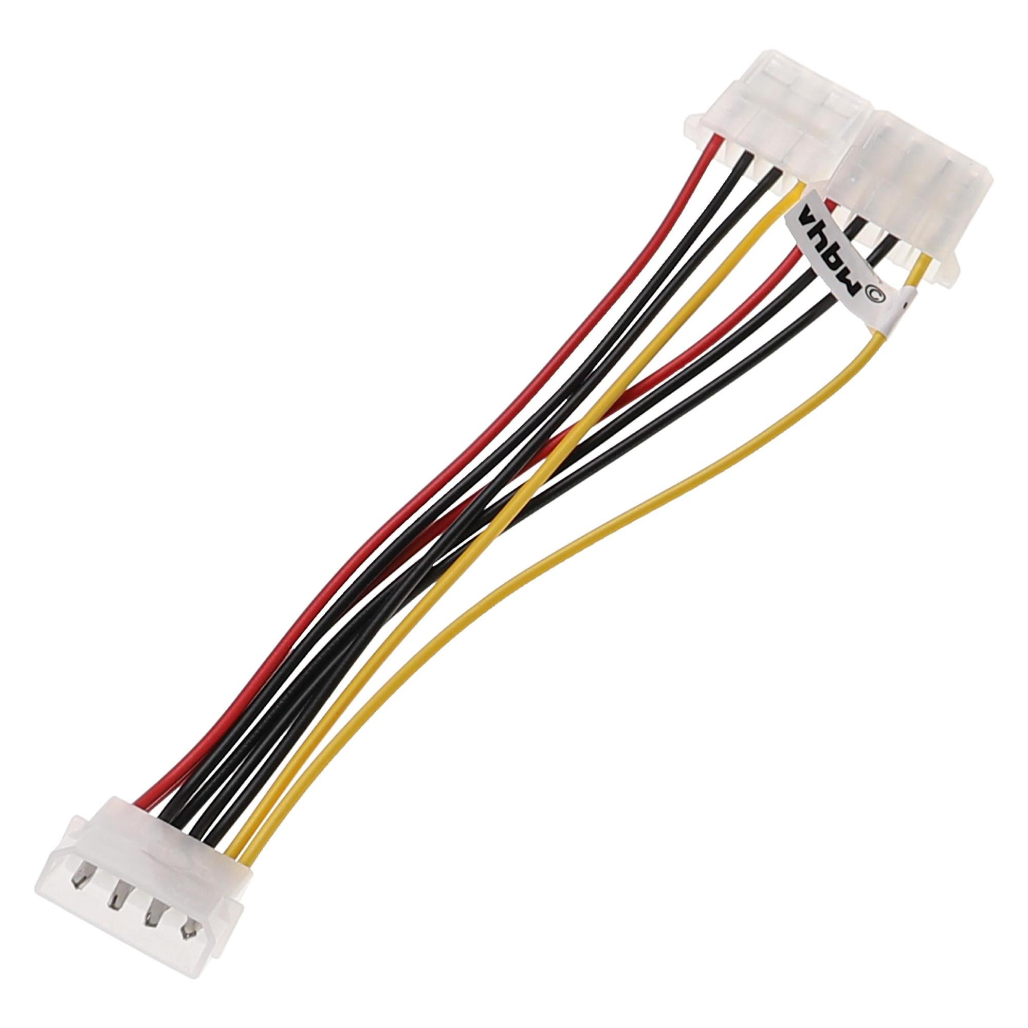 Vhbw 5x Câble alimentation IDE en Y vers 2x ports Molex pour disque dur