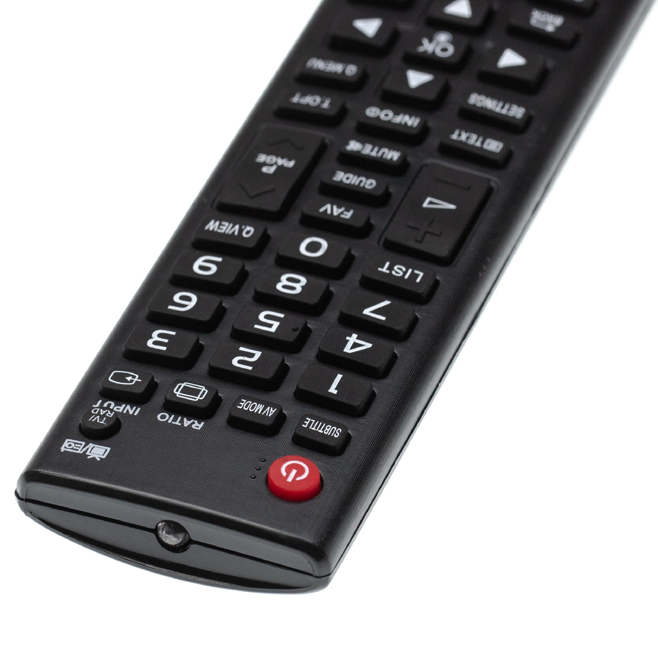 Vhbw telecomando di ricambio compatibile con LG 32LN550B, 37LN540B,  39LB5610, 39LN5400, 39LN5404, 39LN5406, 42LB5610 TV, televisione