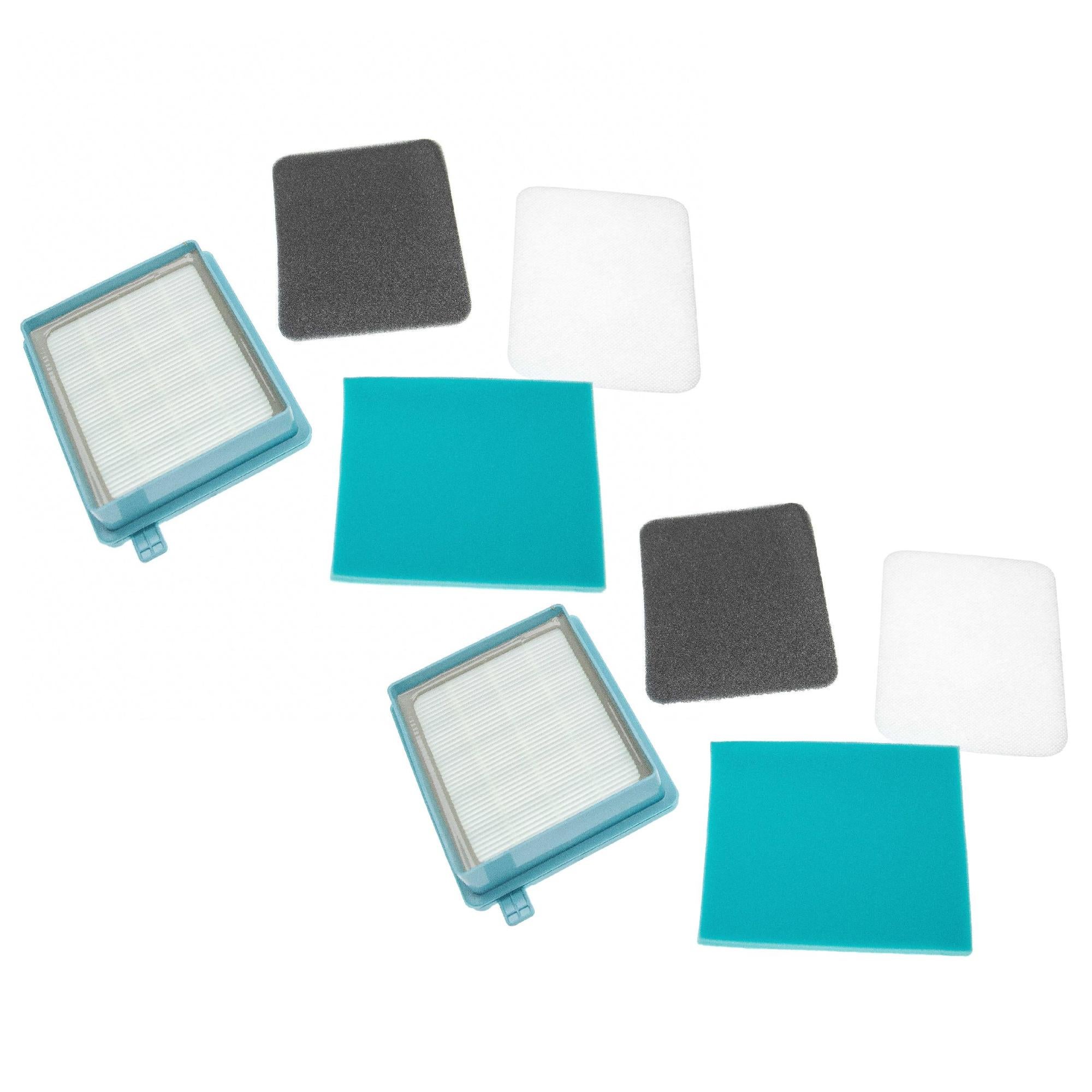 Vhbw Set De Filtros Compatible Con Philips PowerPro Ultimate FC9932 Aspirador 2x Filtro Pieza De Espuma Filtro Aire Salida 85163668