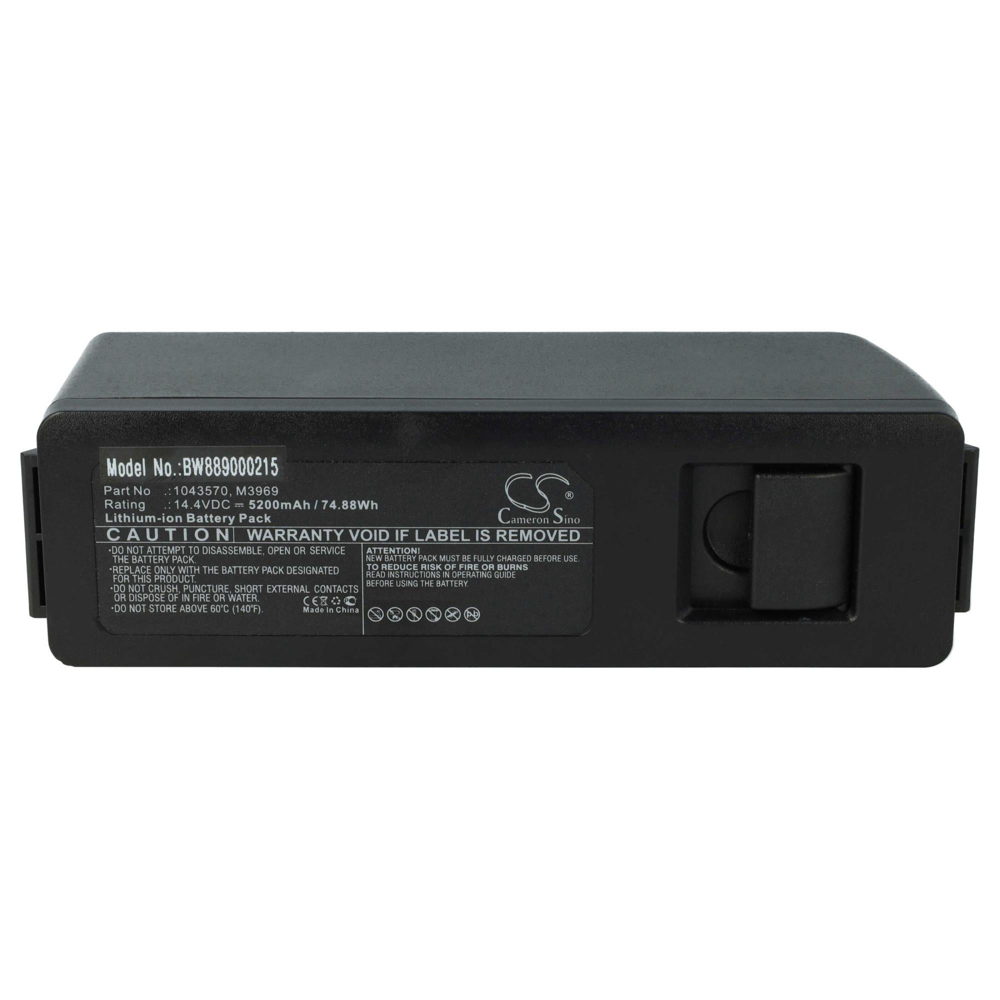 Vhbw Batterie compatible avec Zimmer ATS-4000, ATS4000 appareil médical