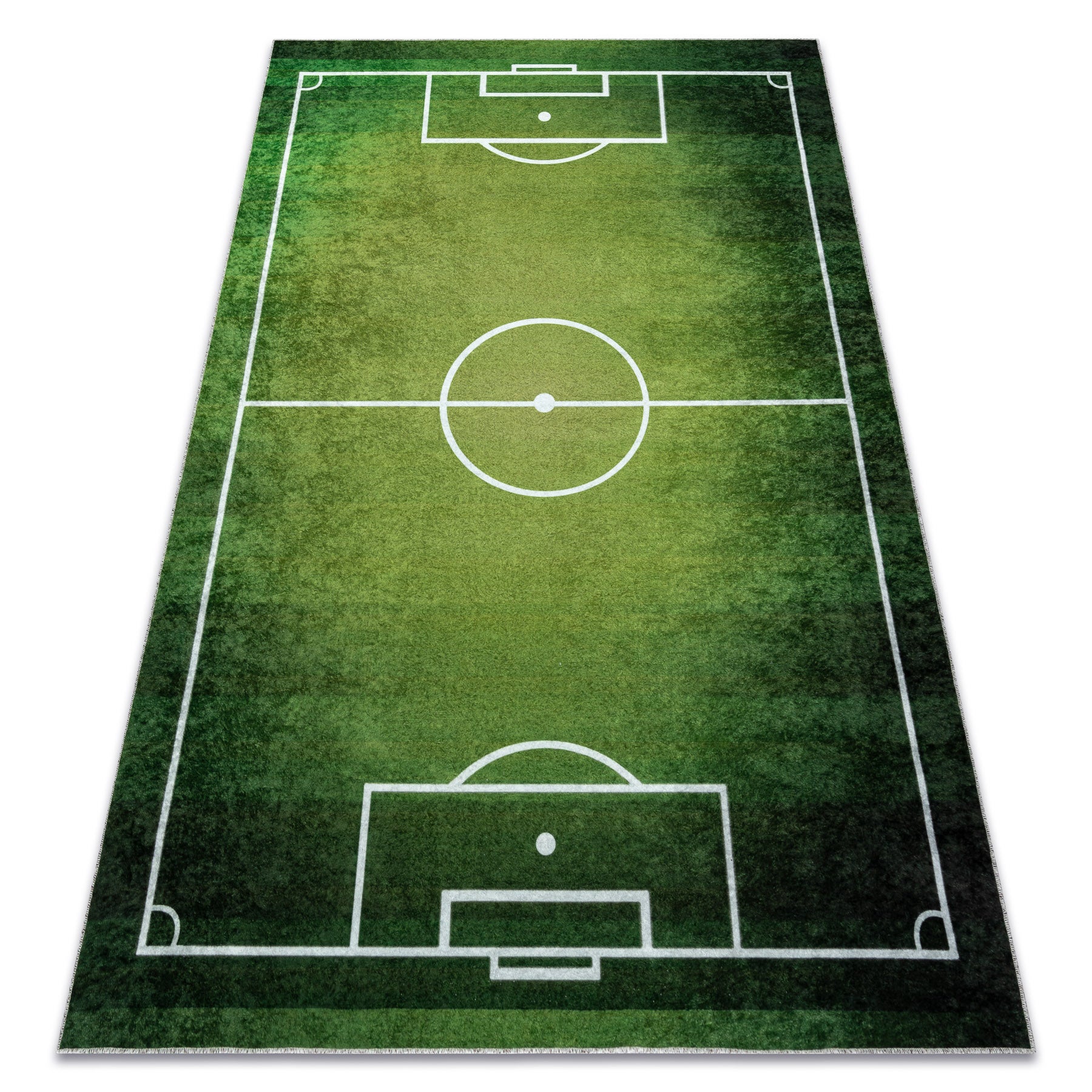 Tappeto lavabile JUNIOR 51307.803 Campo da calcio, calcio per bambini  antiscivolo - verde 160x220 cm