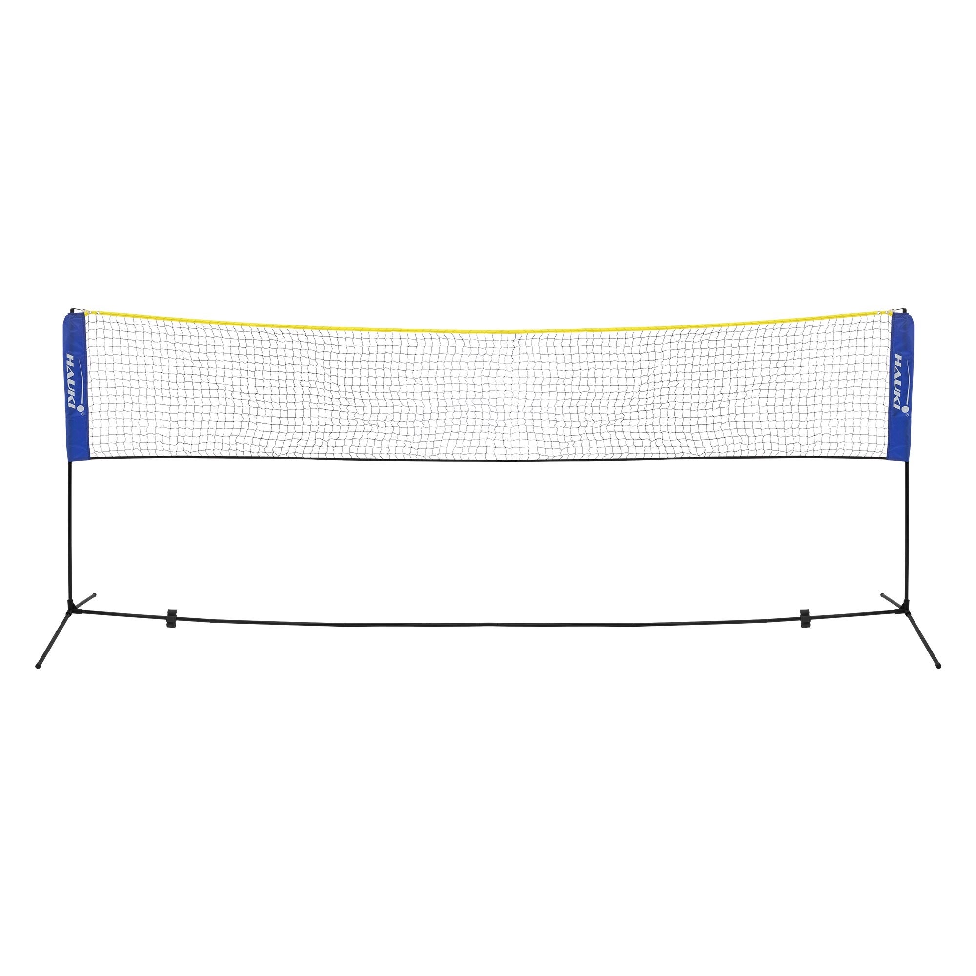 Rete da badminton pallavolo tennis 4/5 m nero/blu portatile +