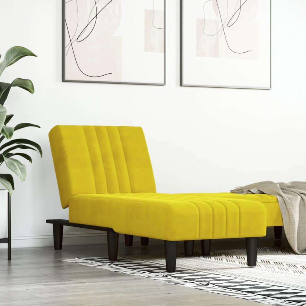 Chaise discount longue yellow