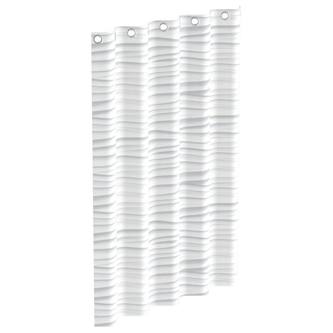 Maison Exclusive Cortina de ducha Prisma 180 cm transparente 211181300