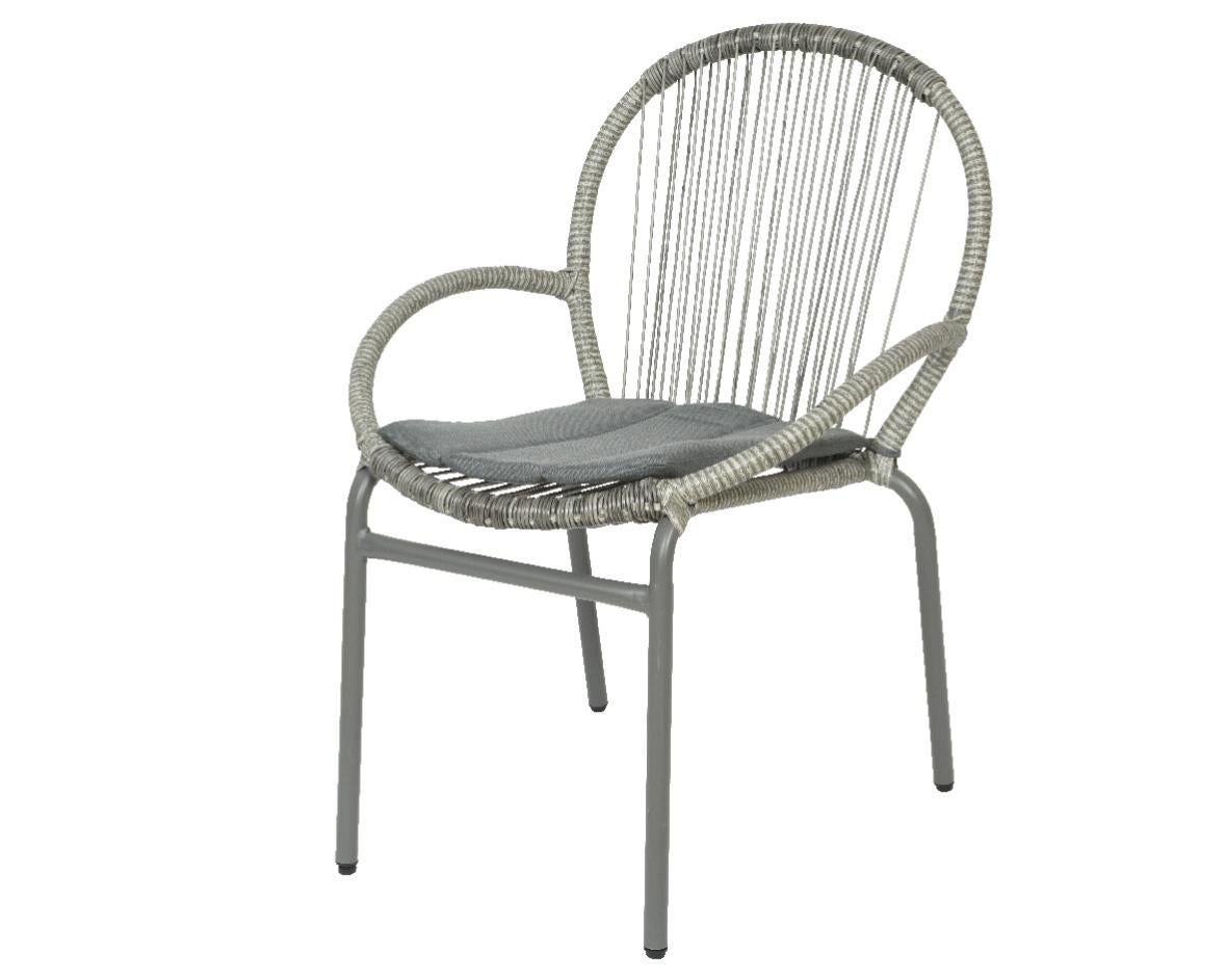 Cestino In Vimini Coeusy 2 Galloni - Grigio, Design Naturale