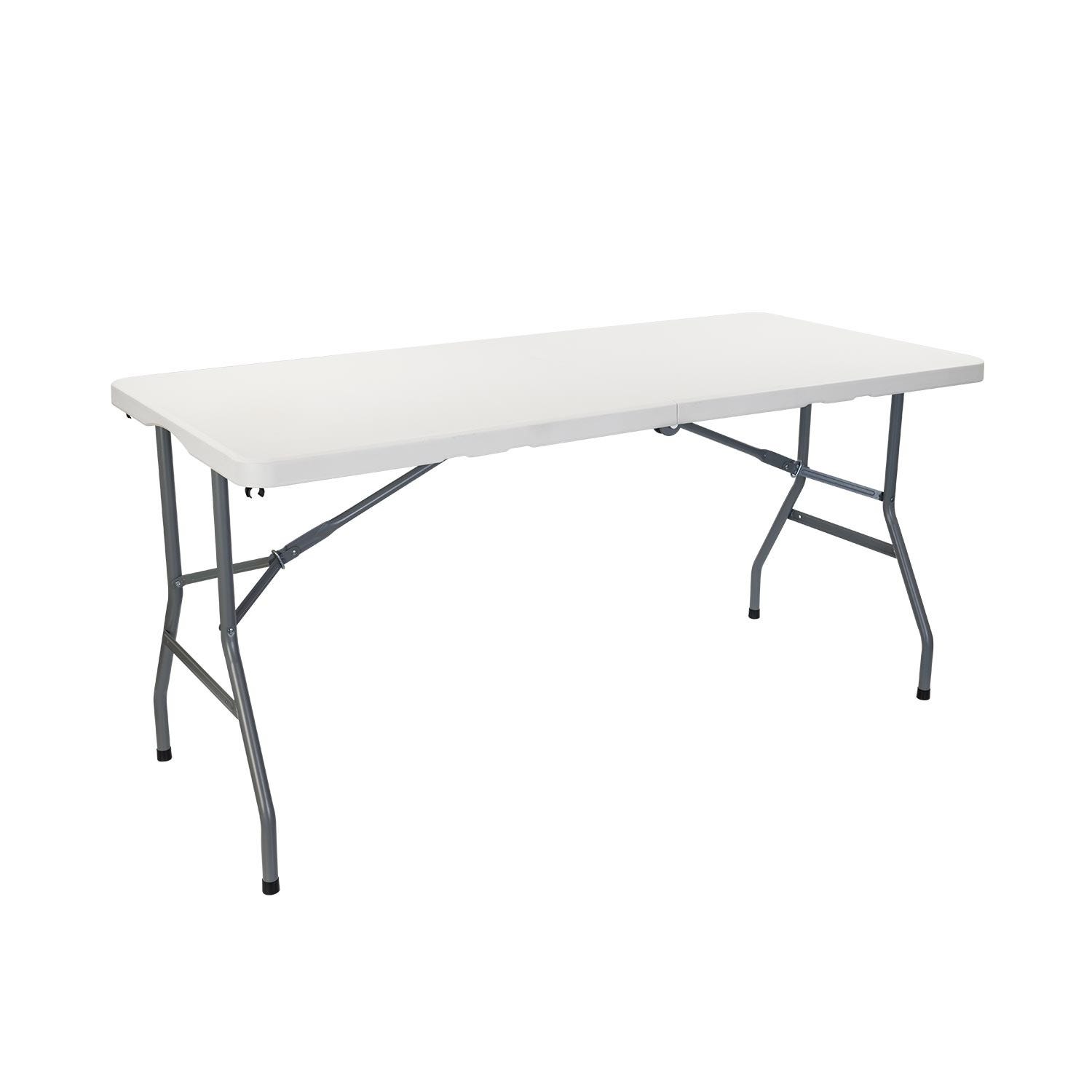 Table Pliante 150cm Rectangulaire Blanc Catering O91