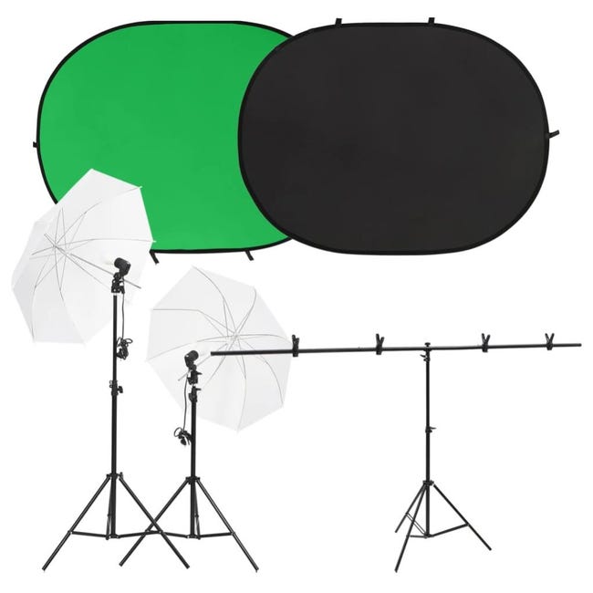 Kit professionale per studio fotografico con set di illuminazione e fo Kit professionale per studio fotografico con set di illuminazione e fo