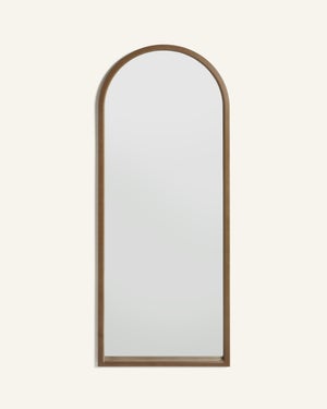 Nordic espejo vestidor de pie de madera color blanco 60x180