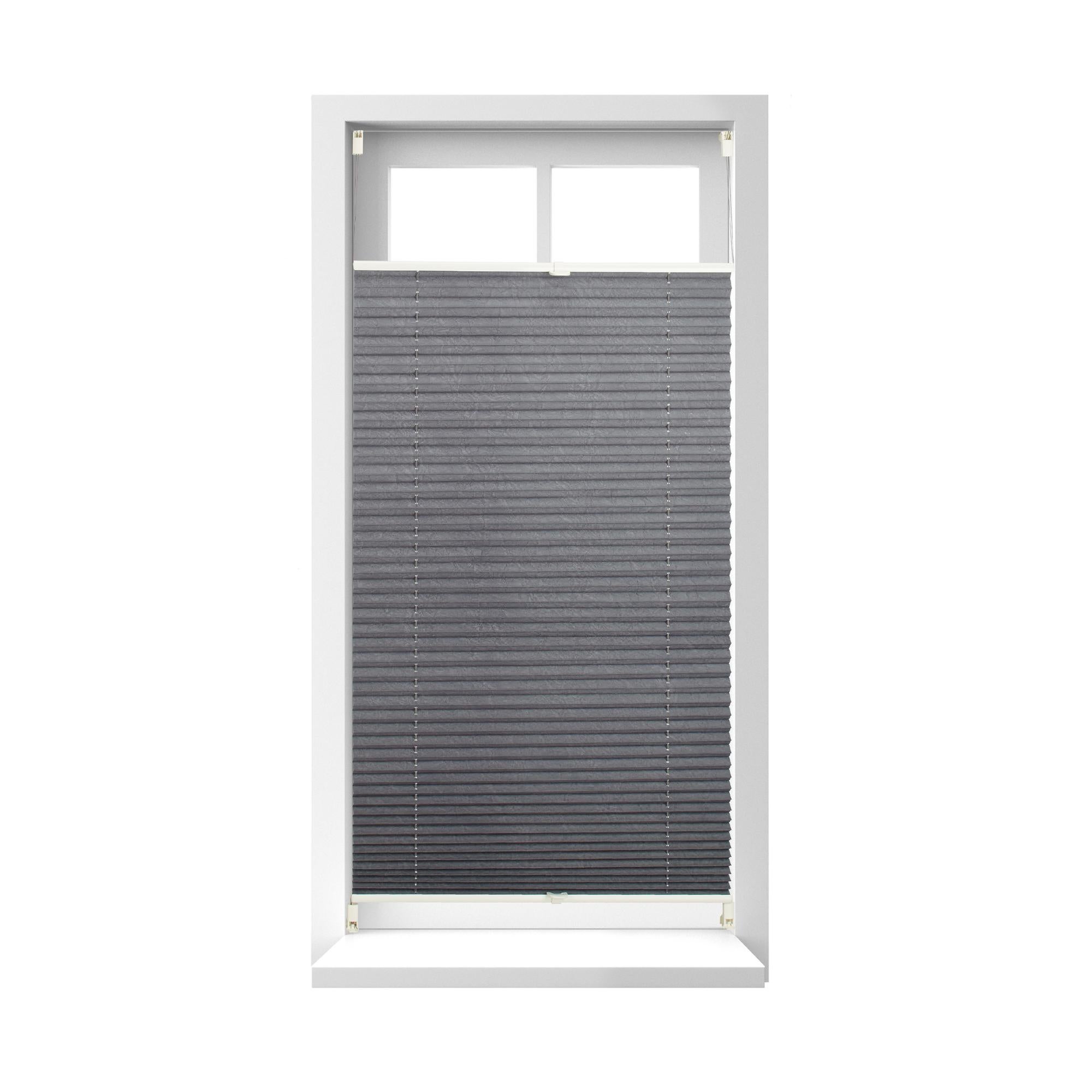 Store vénitien sans perçage, volet fenêtre, semitransparent, laisse passer la lumière, 90 x 210