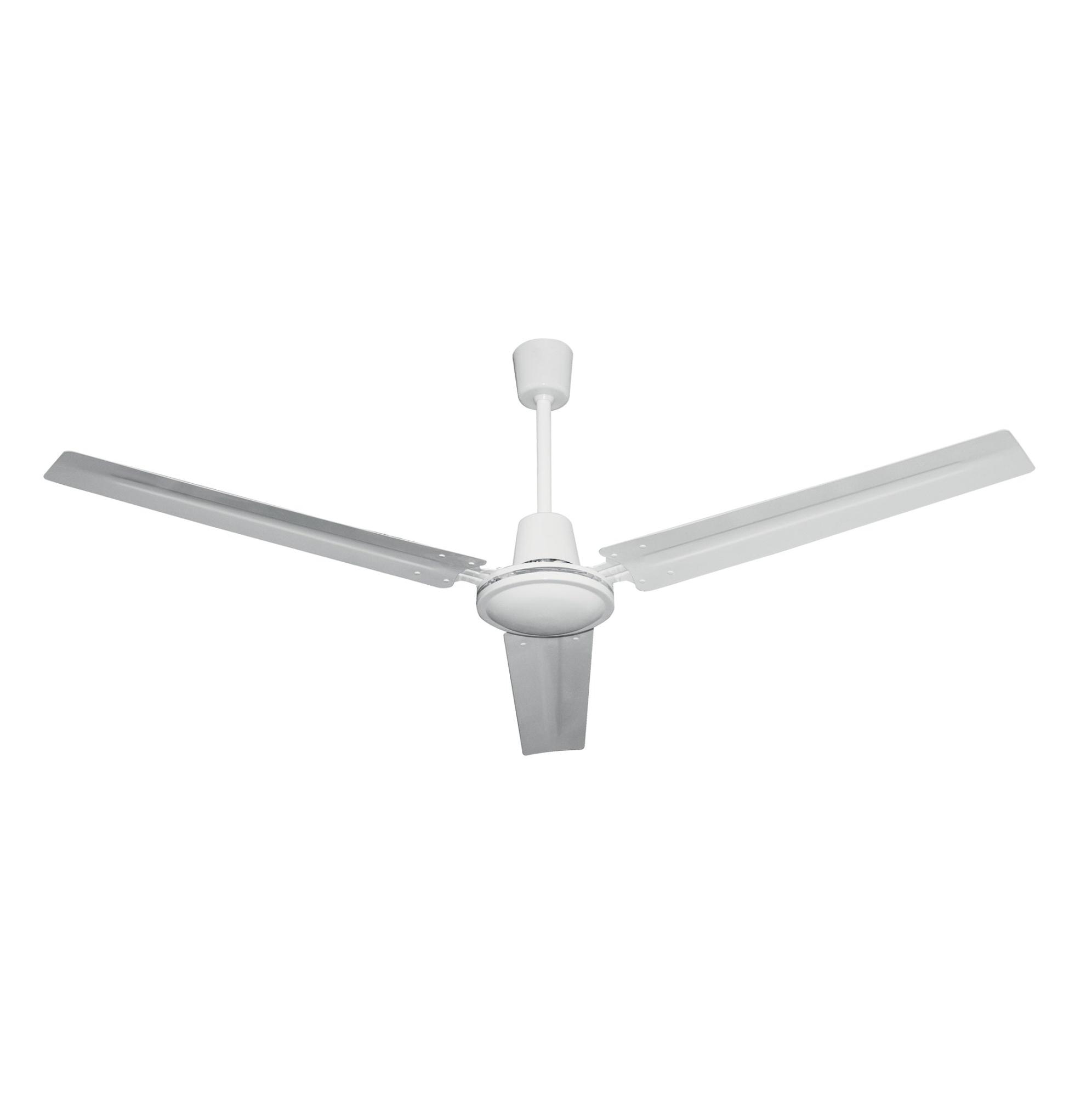 Ventilatore Da Soffitto Ardes 3 Pale Bianco - Senza Luce, 90cm, 3 Velocità | Comando A Muro - Foto 5