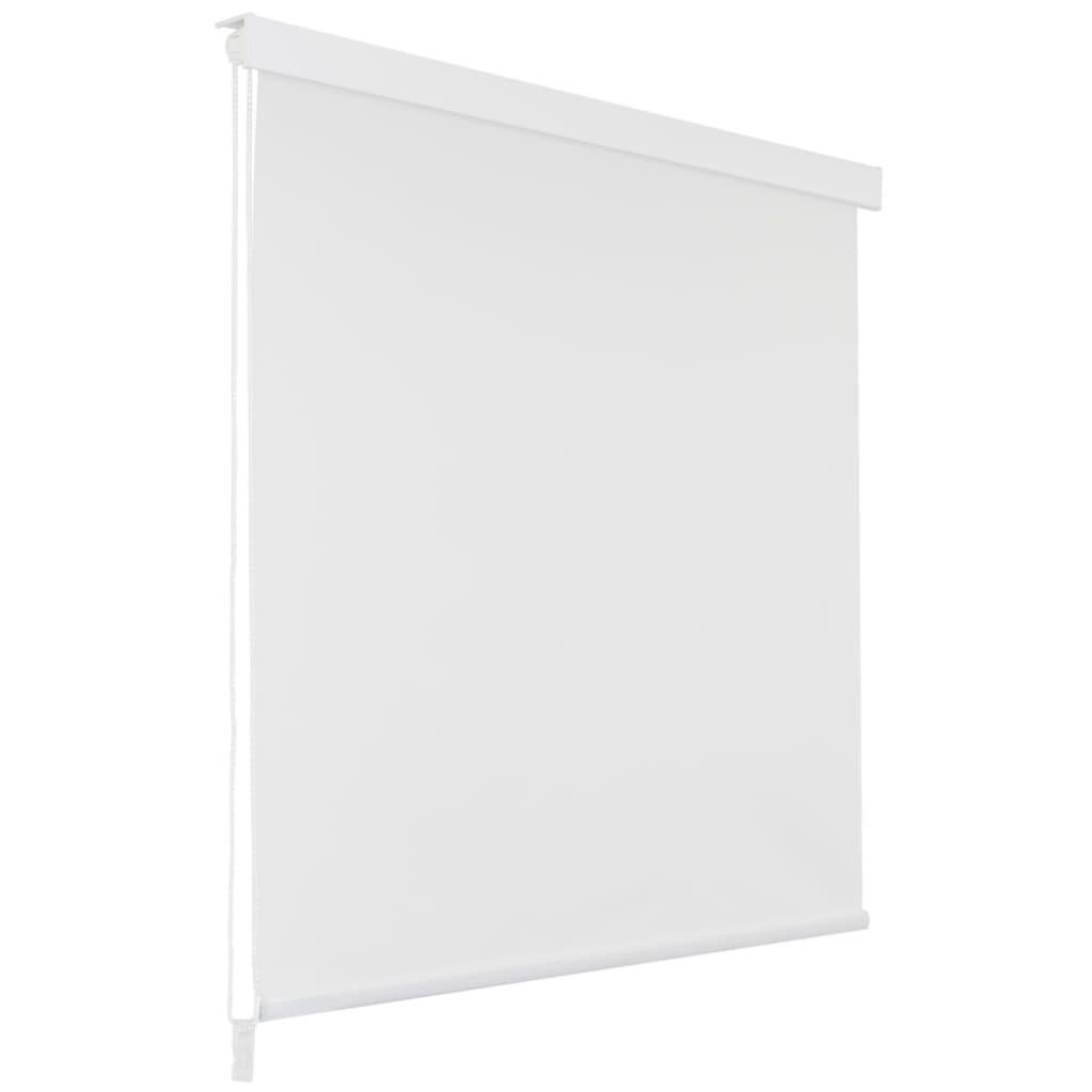 Tenda A Rullo Per Doccia 160x240 Cm Bianca - Impermeabile, Pratica, Design Moderno Per Bagno E Vasca