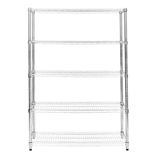 REGILLER Scaffalatura a 4 livelli in metallo, organizer regolabile, perfetto per dispensa, lavanderia, bagno, cucina, armadio, organizzazione (argento, 16,8 x 12 x 49 cm REGILLER Scaffalatura a 4 livelli in metallo, organizer regolabile, perfetto per dispensa, lavanderia, bagno, cucina, armadio, organizzazione (argento, 16,8 x 12 x 49 cm