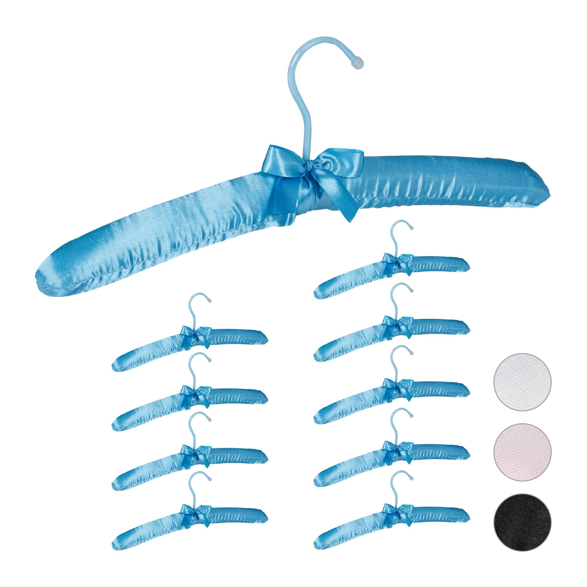 5 Pack Grucce Imbottite In Raso, Appendini Per Maglione Abito Da Sposa Appendini In Seta Tessuto Morbido Senza Urti Compatibile Con Abiti Camicetta Cappotto