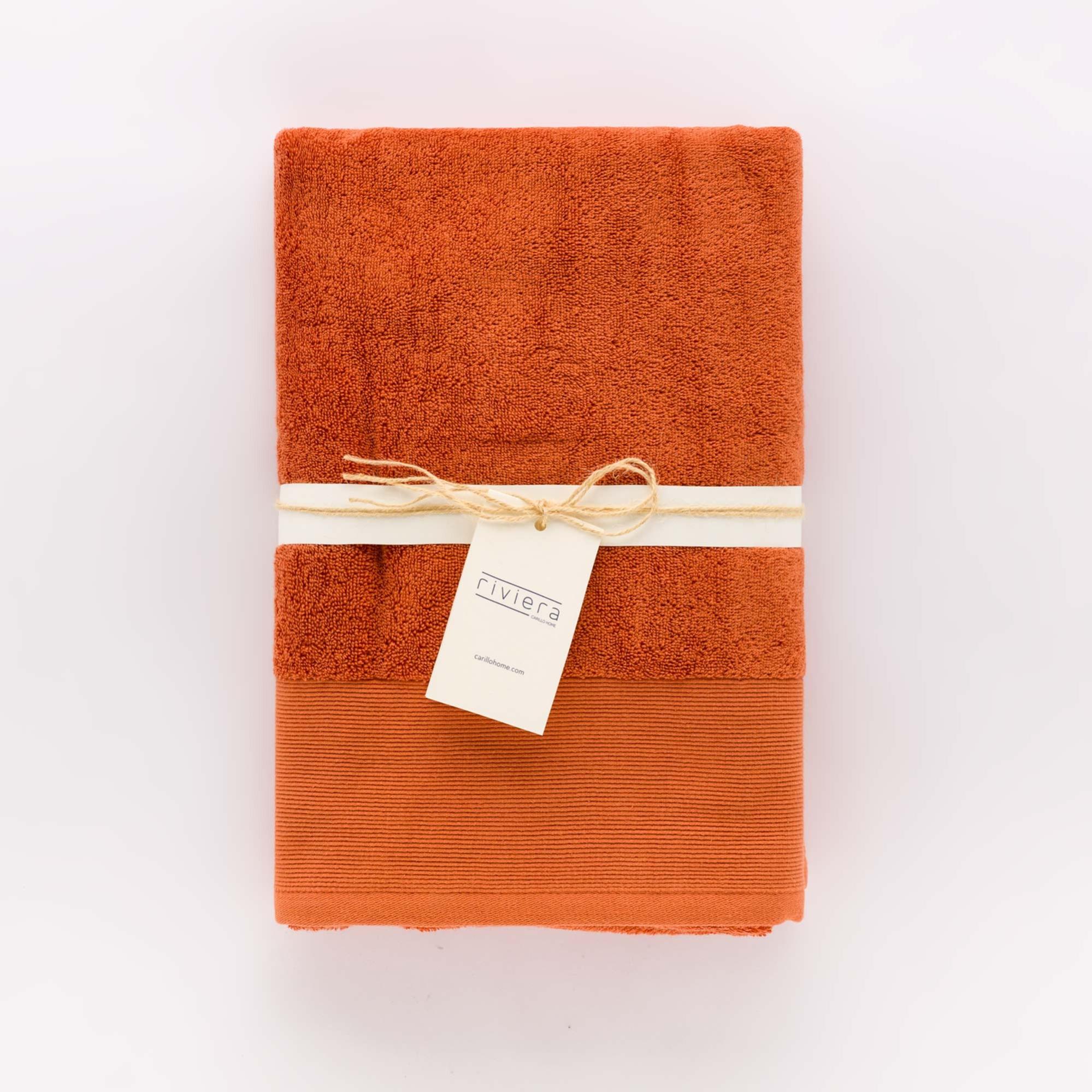 Telo Bagno In Spugna Di Cotone Geo Classic - 100x150 Cm, Altamente Assorbente E Morbido, Colore Avorio - Foto 9