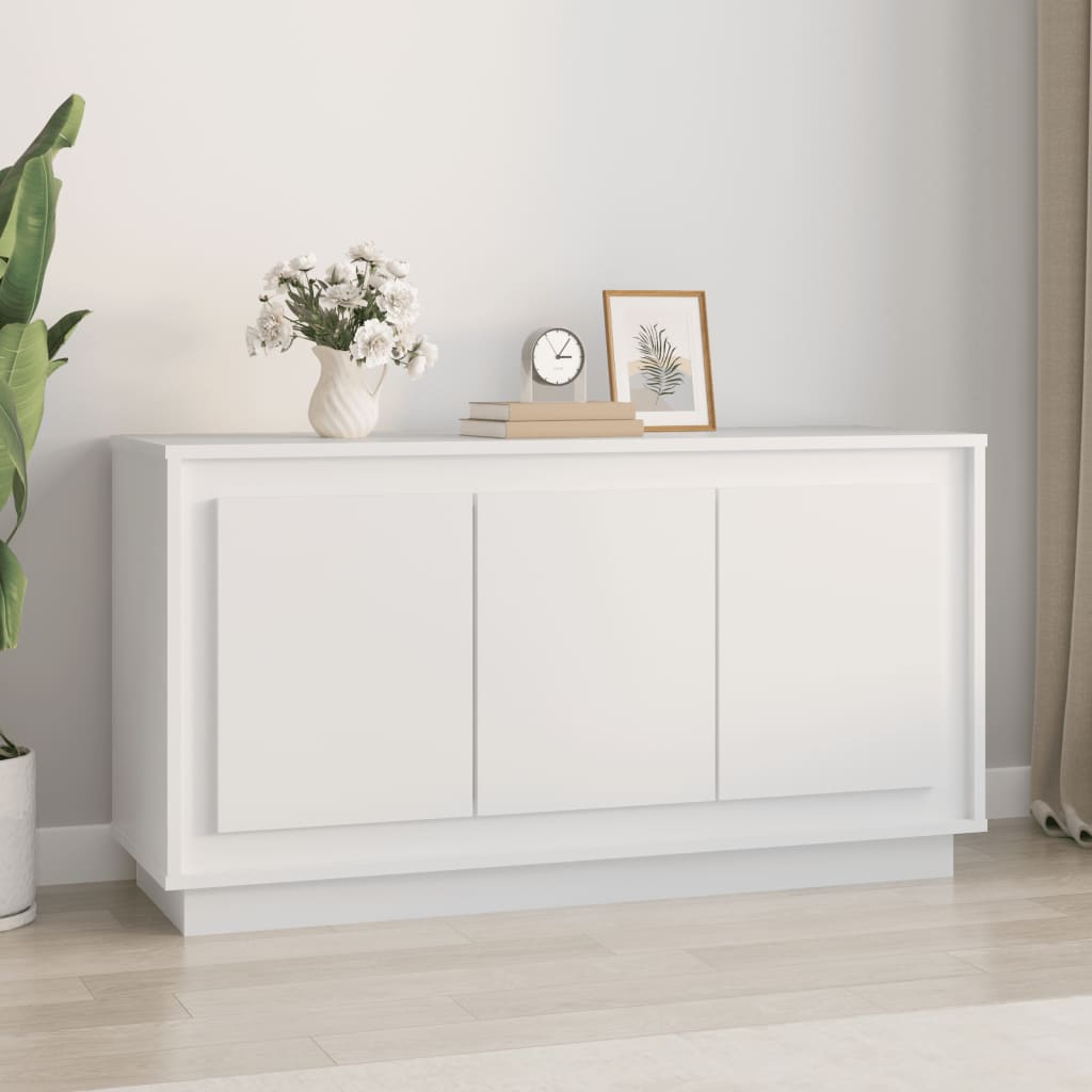 VidaXL Credenza Bianca 102x35x55 cm in Legno Multistrato Leroy Merlin