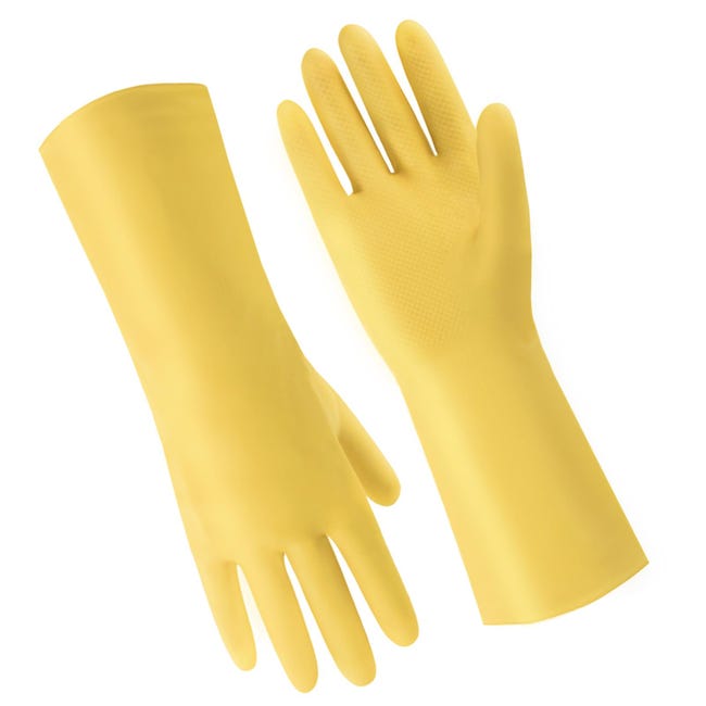 Lot De 3 Paires De Gants Nitrile Résistants Aux Produits Chimiques - Réutilisables, Sans Latex - Taille Unique