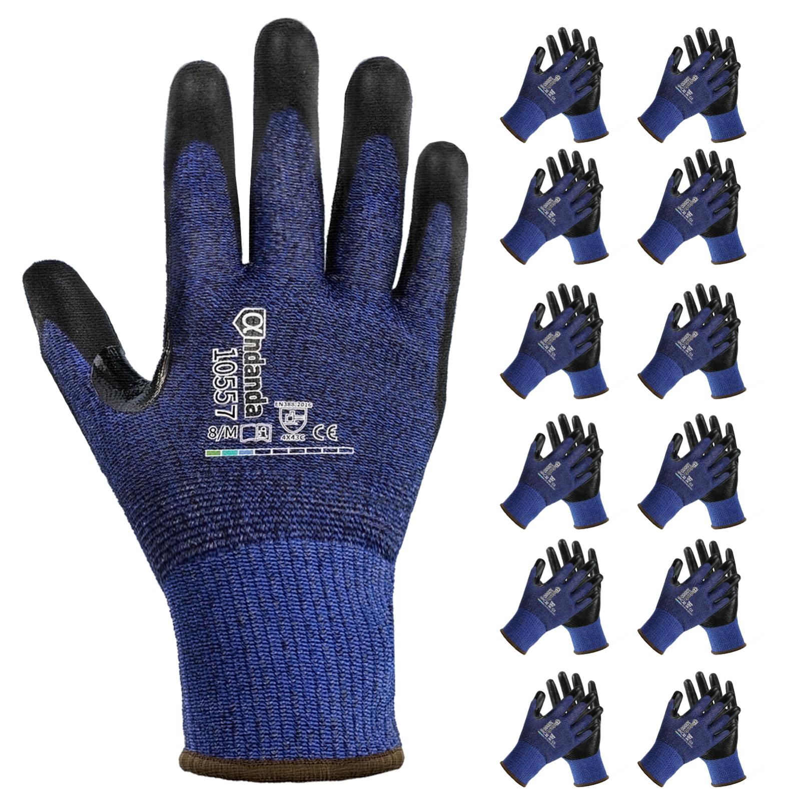 DANGER H Gants Anti-coupures Lot De 12 DANGER H Gants Anti-coupures Lot De 12