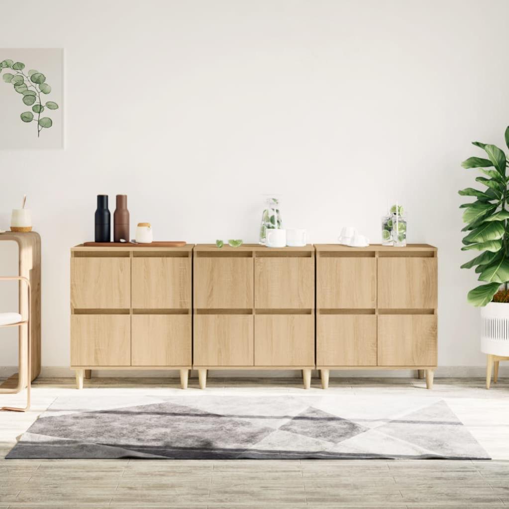 VidaXL Credenza Rovere Marrone 60x35x70 cm in Legno Multistrato | Leroy