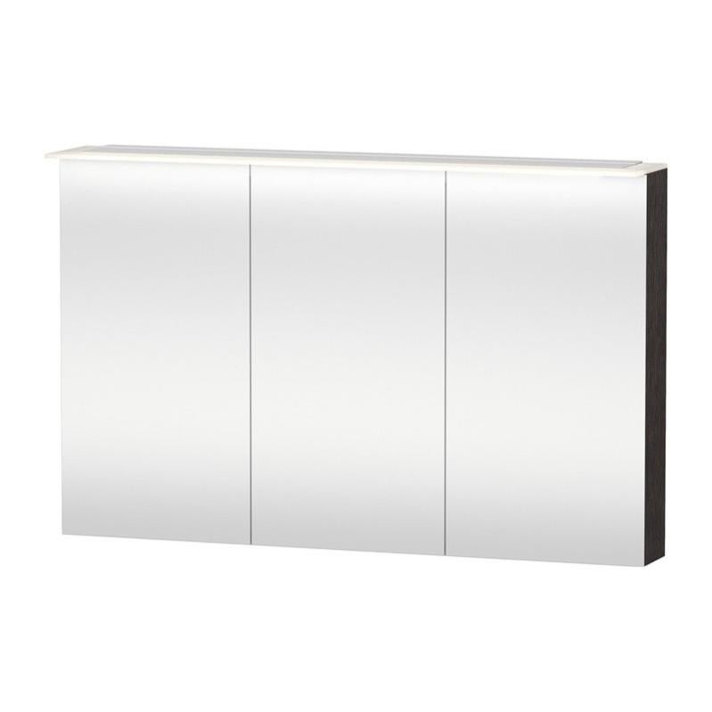 Armadio A Specchio Vienna In Alluminio Con Luce LED, Ante A Specchio Effetto 3D, Pronto Da Montare, 60x60 Cm, HAPA Design