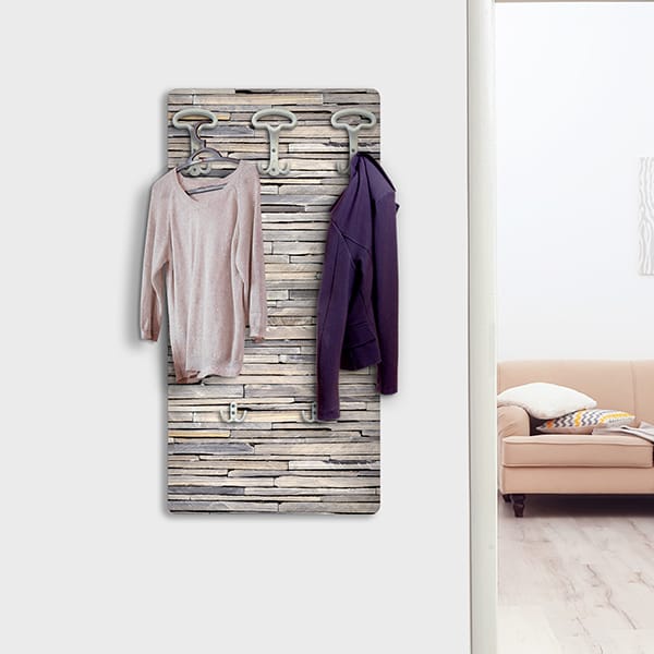 CREARREDA Perchas de pared Piedras 45 x 90 cm Leroy Merlin