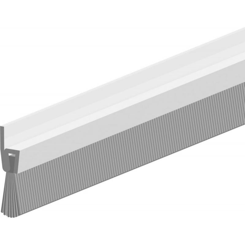 Joint bas de porte alu IBS 40 250cm Hauteur de la brosse 20mm Leroy Merlin