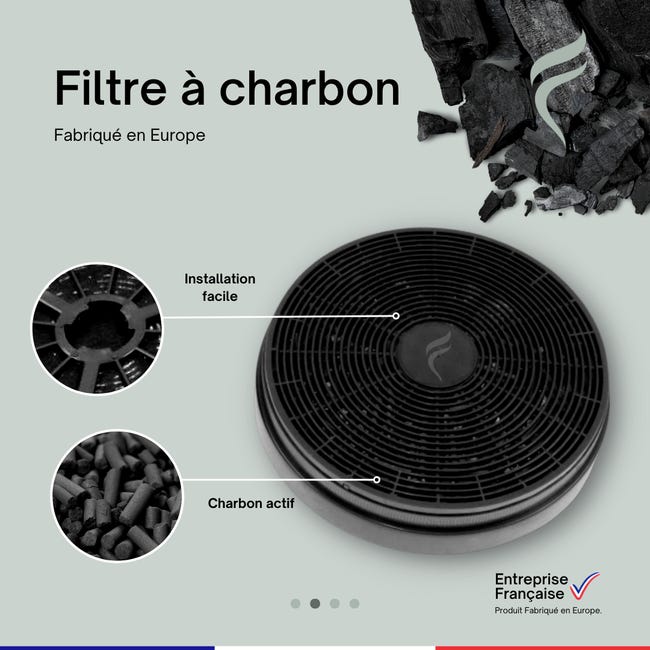 71X1522 - FILTRE CHARBON HOTTE BRANDT DE DIETRICH