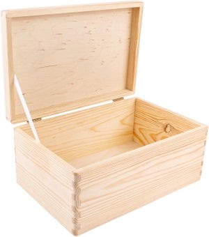 Boîte de rangement universelle, boîte en pin, petite boîte d'articles.,  ZELLER