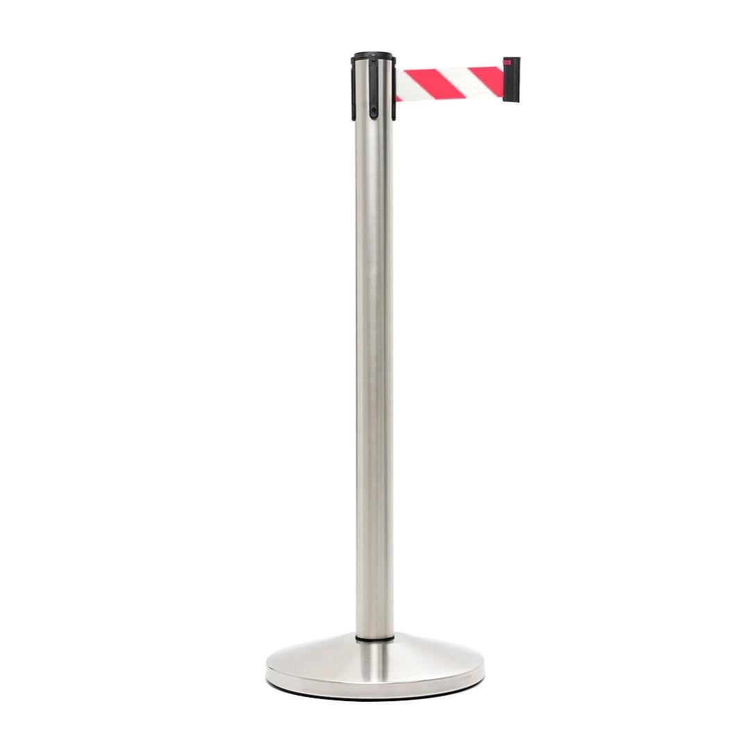 Cuerda De Barrera Negra Con Mosquetón – 2 Metros, Para Postes Separadores, Ideal Eventos, Museos Y Teatros