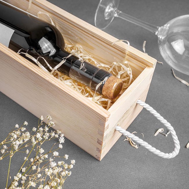 Caisse bois vin pour bouteilles rangement décorationt - RETIF