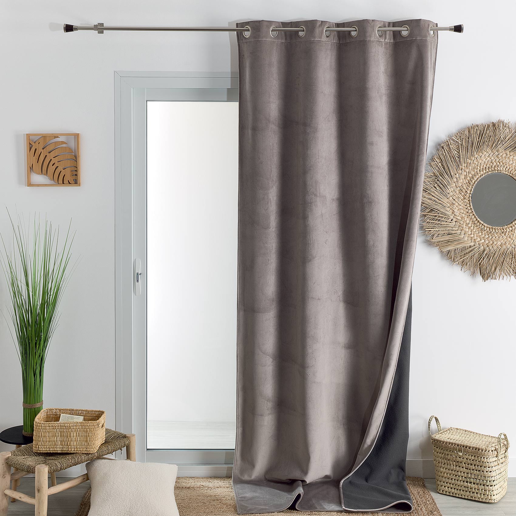 AMEERR Cortinas Termicas Aislantes Frio y Calor, Aislamiento Ventanas Frio, Cortina  termica, Cortina de Puerta, Cortinas Aislantes Acústico Anti-Frio, para La  Sala de Aire Acondicionado : : Hogar y cocina