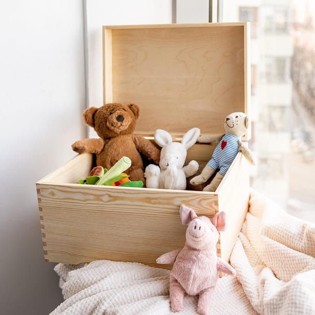 Caja madera juguetes sales