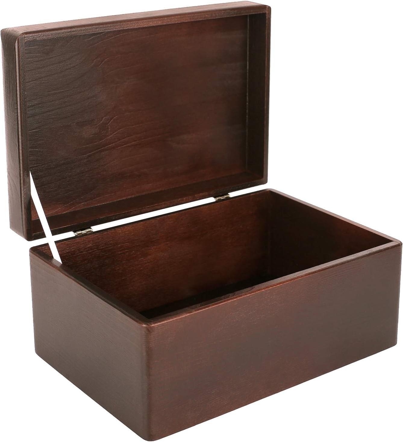scatole in legno con coperchio