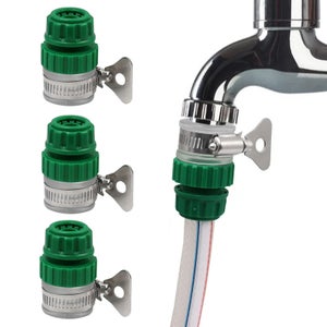 6 pièces Interface de robinet 4 Points adaptateur cuisine salle de bain  robinet convertisseurs de robinet adaptateurs de connexion de tuyau  d'arrosage