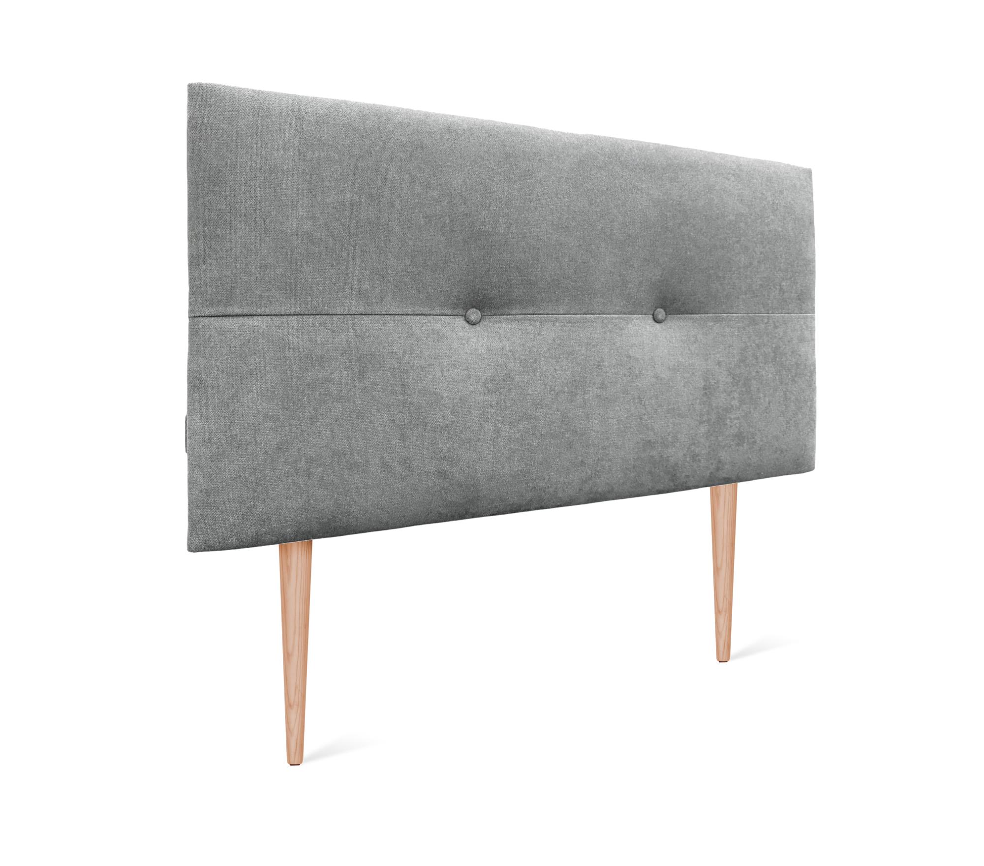DHOME Tête De Lit En Tissu Aqualine Avec 2 Rangées De Boutons 145x50cm Lits 135/140 - Beig