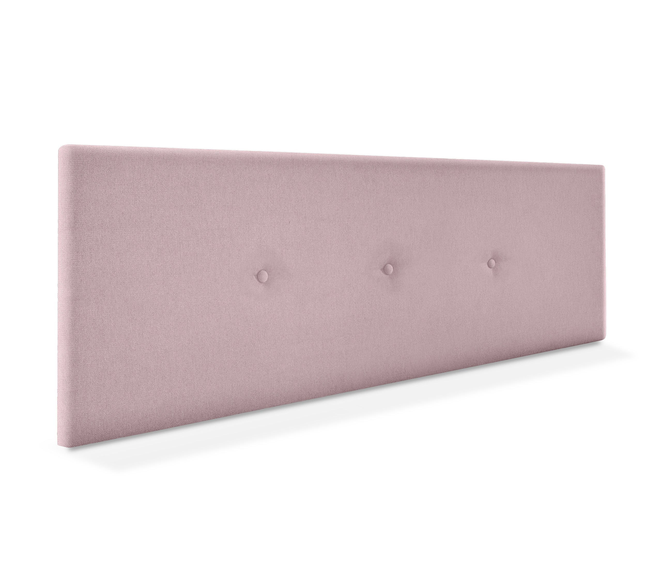 Dhome cabecero de tela aqualine liso con botones 145x50cm camas 135/140 - salmón