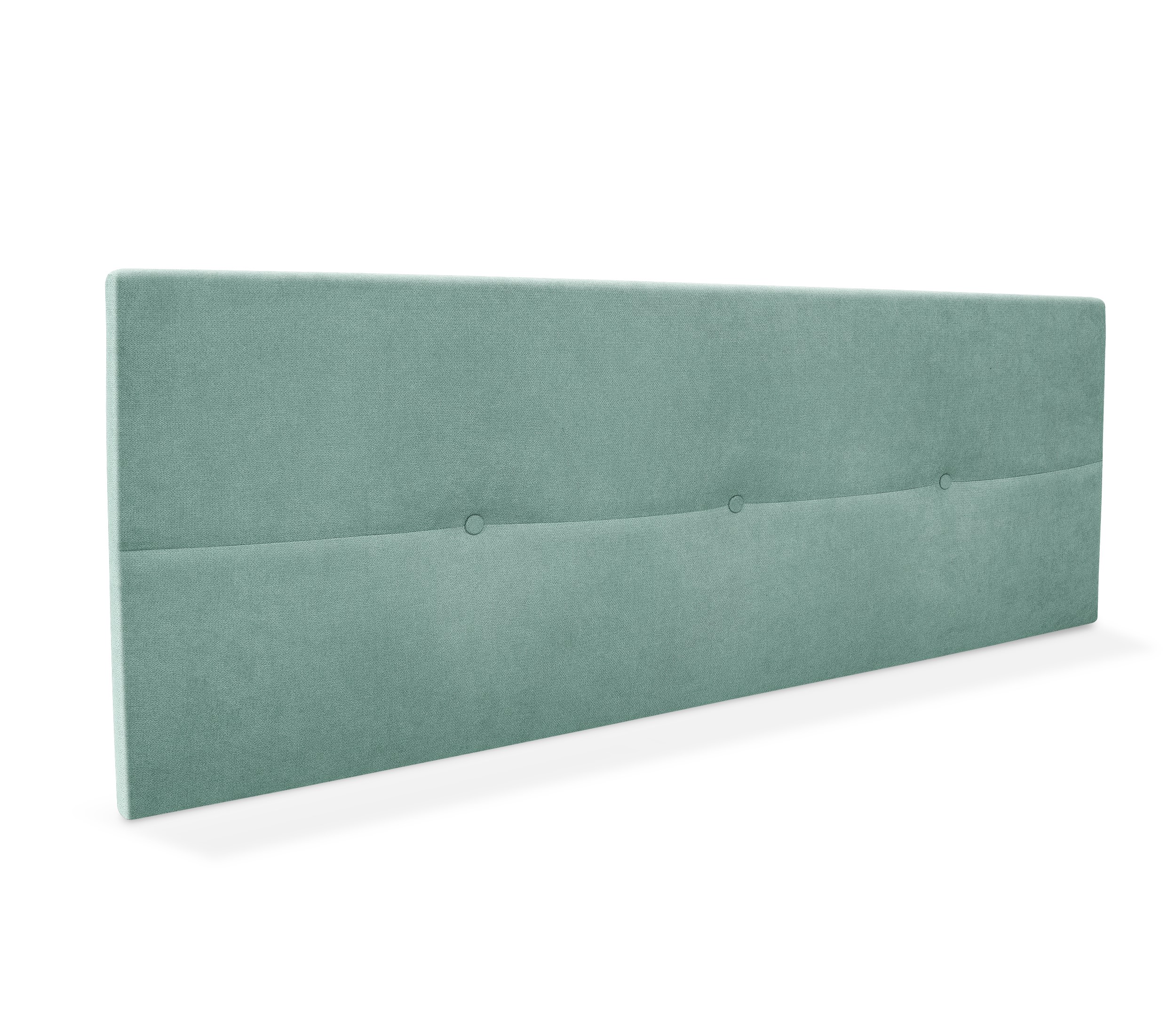 Dhome cabecero de tela aqualine con botones 160x50cm camas 150/160 - verde agua