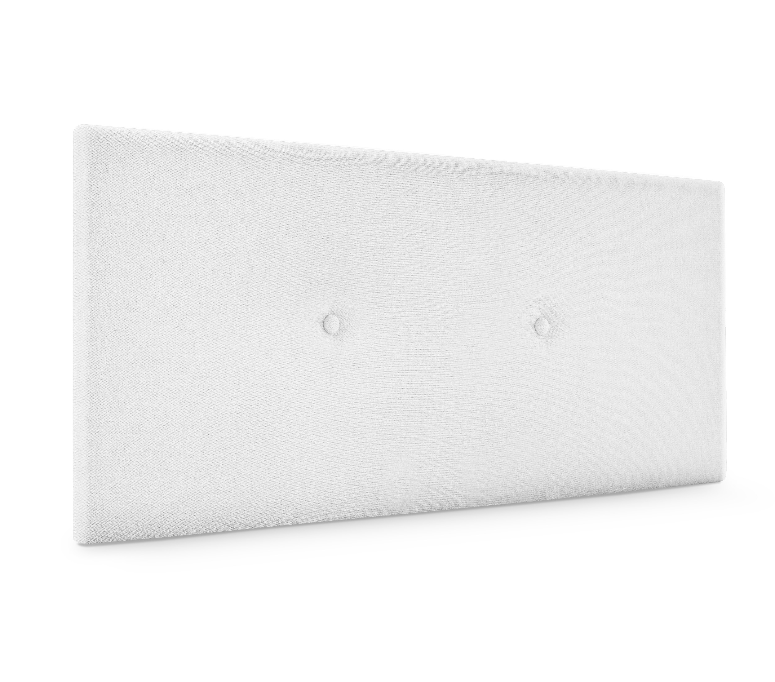 Dhome cabecero de tela aqualine liso con botones 110x50cm camas 105 - blanco