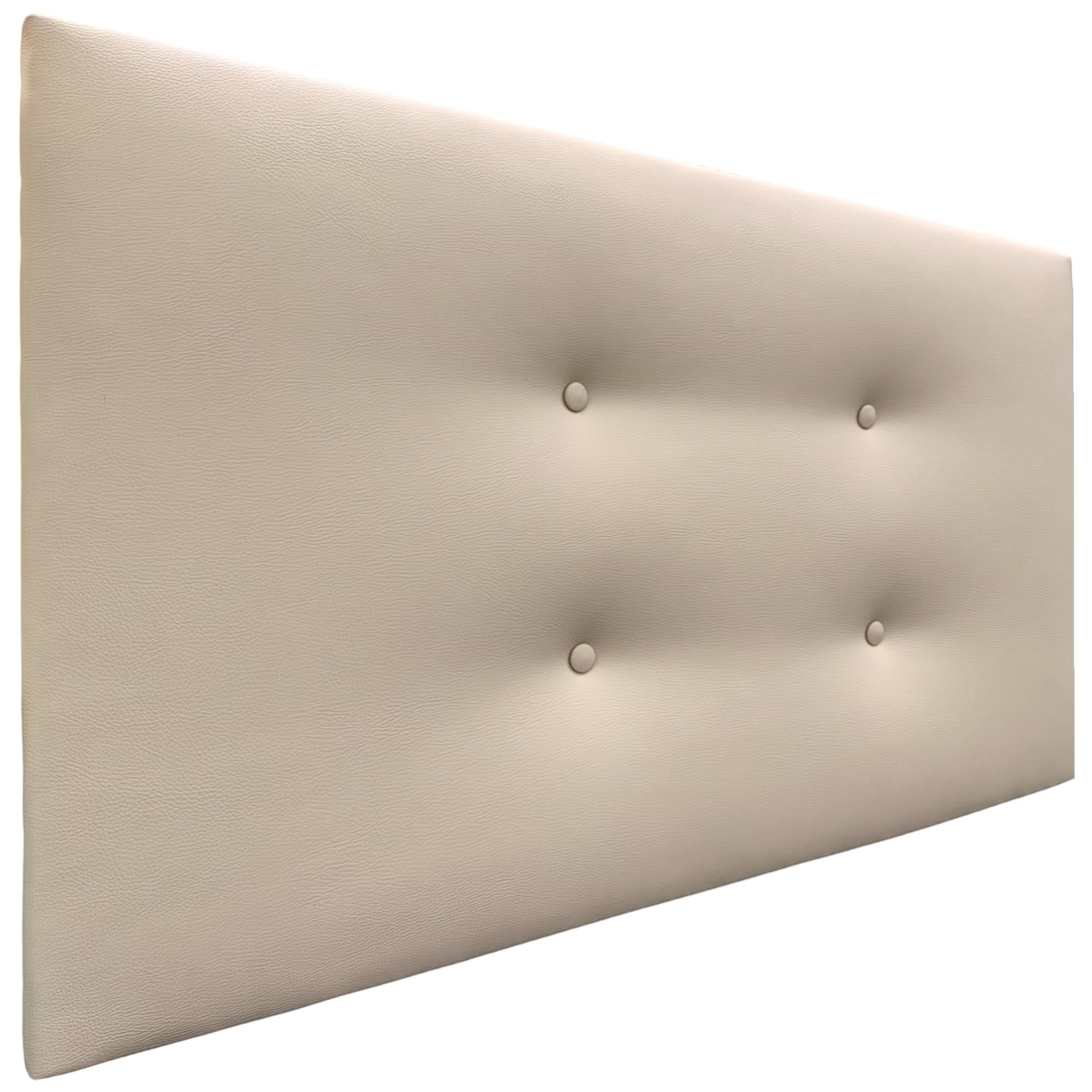 DHOME Testiera Capitonné Aqualine In Tessuto 135x115 Cm Con Gambe Letto 120 135 Bianco