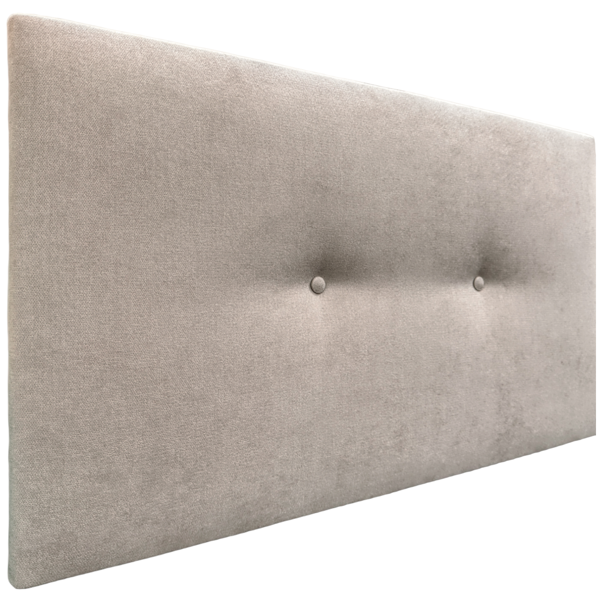 Dhome cabecero de tela aqualine liso con botones 110x50cm camas 105 - beige