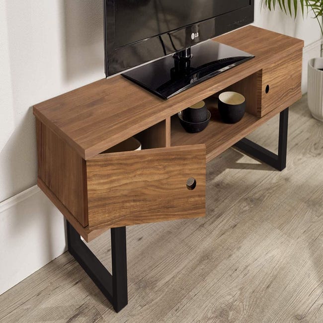 Mueble de televisión de madera