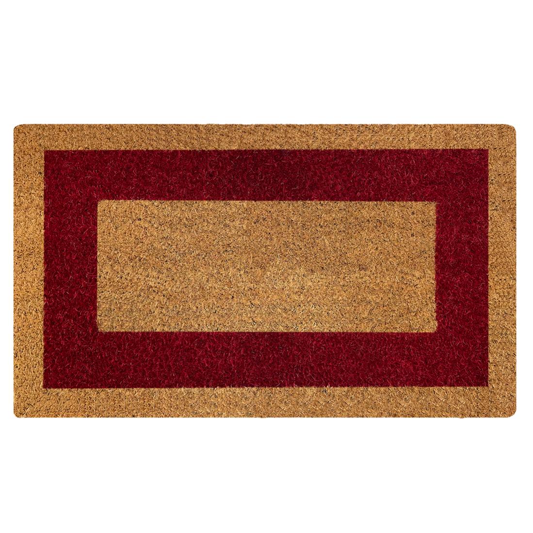 Tapete Puerta Fibra Natural Felpudo De Fibra De Coco 17 Mm - Para Entrada, Vestíbulo O Puerta, Varios Tamaños, Natural Y Resistente Alfombra Puerta Vestíbulo