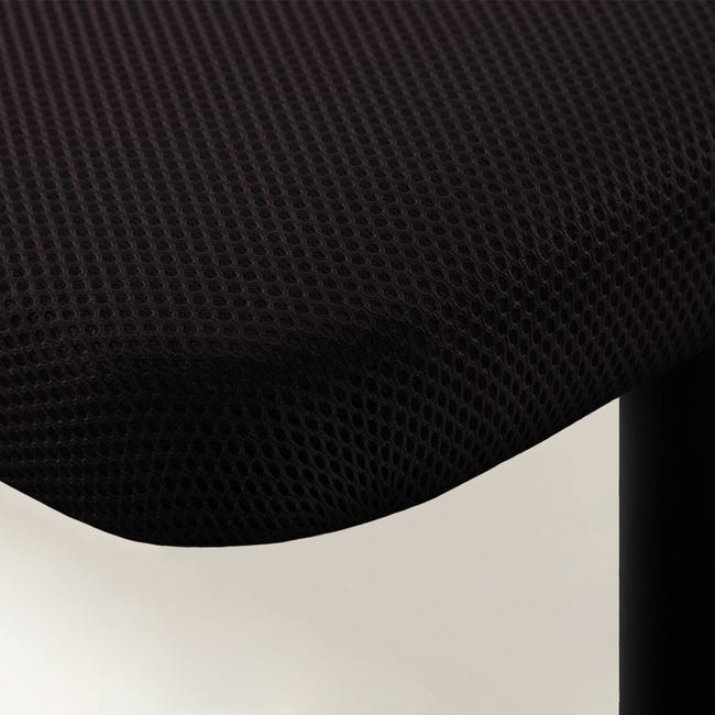 Base tapizada malla 3D reforzada con 5 barras transversales - Gris - 135x190  cm