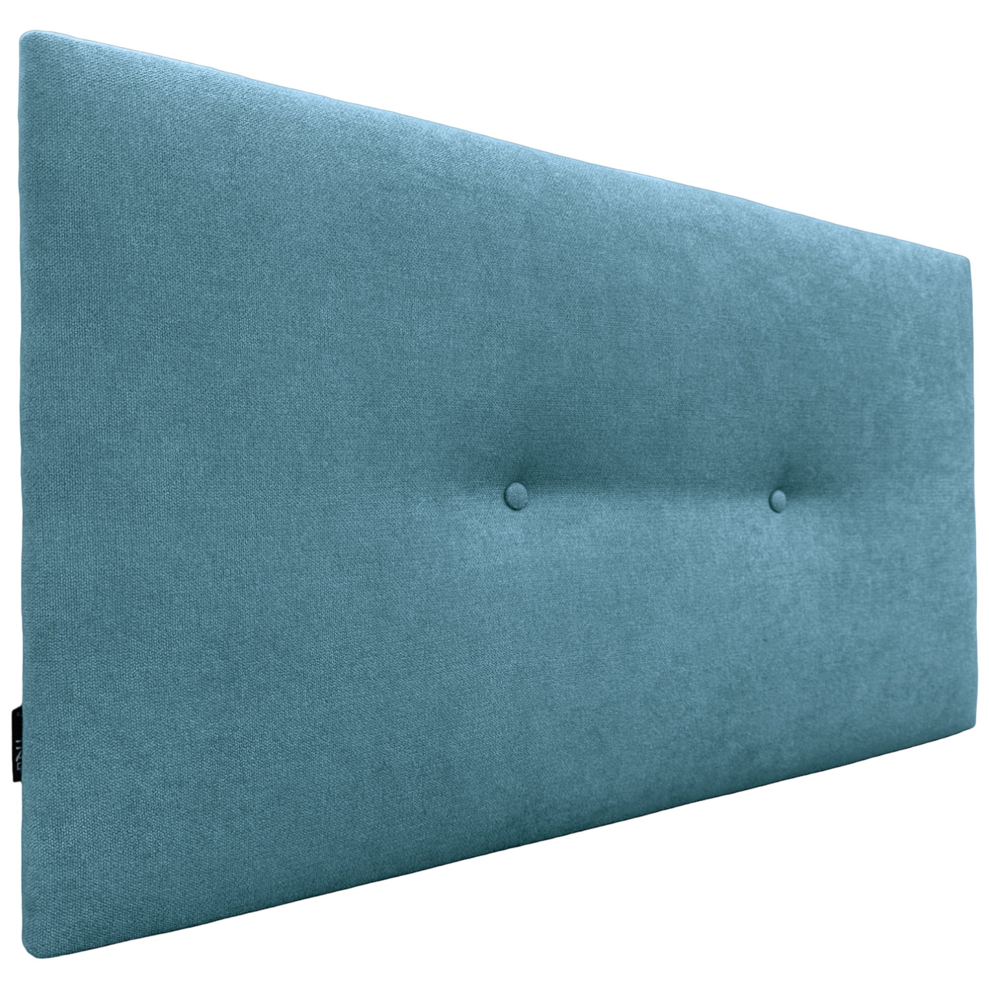Dhome cabecero de tela aqualine liso con botones 110x50cm camas 105 - turquesa