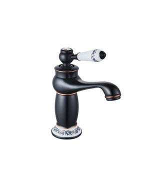 Grifo monomando de bidet serie black Bidasoa