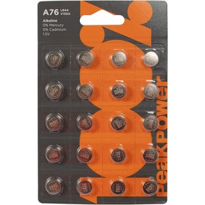 arcas Pack de 6 piles bouton Arcas AG3-AG13 0% Mercury/Hg (12750600)