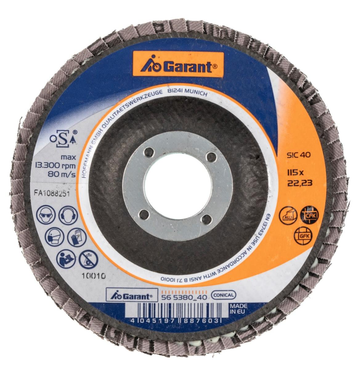 Disco Abrasivo Lamellare Fischer 115mm - Per Smerigliatrice Angolare Su Acciaio E Inox - Foto 4