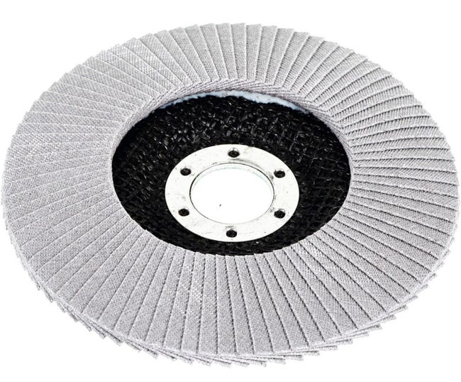 12 Dischi Lamellari 50mm Per Smerigliatrice - Grana 120 Per Legno, Metallo E Acciaio Inox - Foto 8