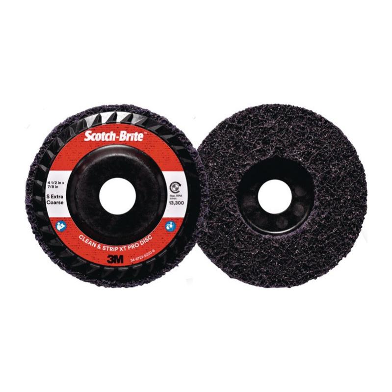4 Disques De Nettoyage Adiwo 115mm - Pour Meuleuse D'Angle - Élimination Rouille Et Peinture