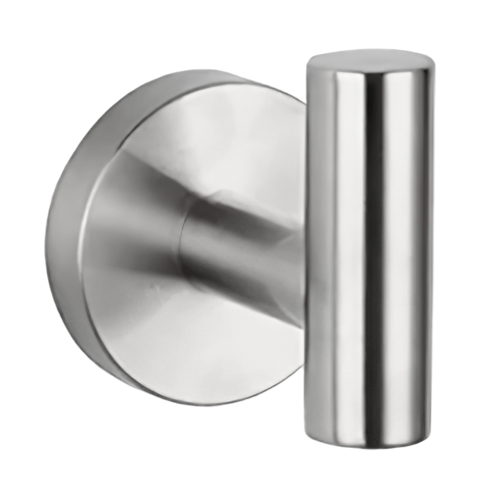 TASTOS Ganci Appendiabiti Bagno Oro Spazzolato - Acciaio Inox, Confezione Da 2 Pezzi - Per Vestiti, Asciugamani, Spugne