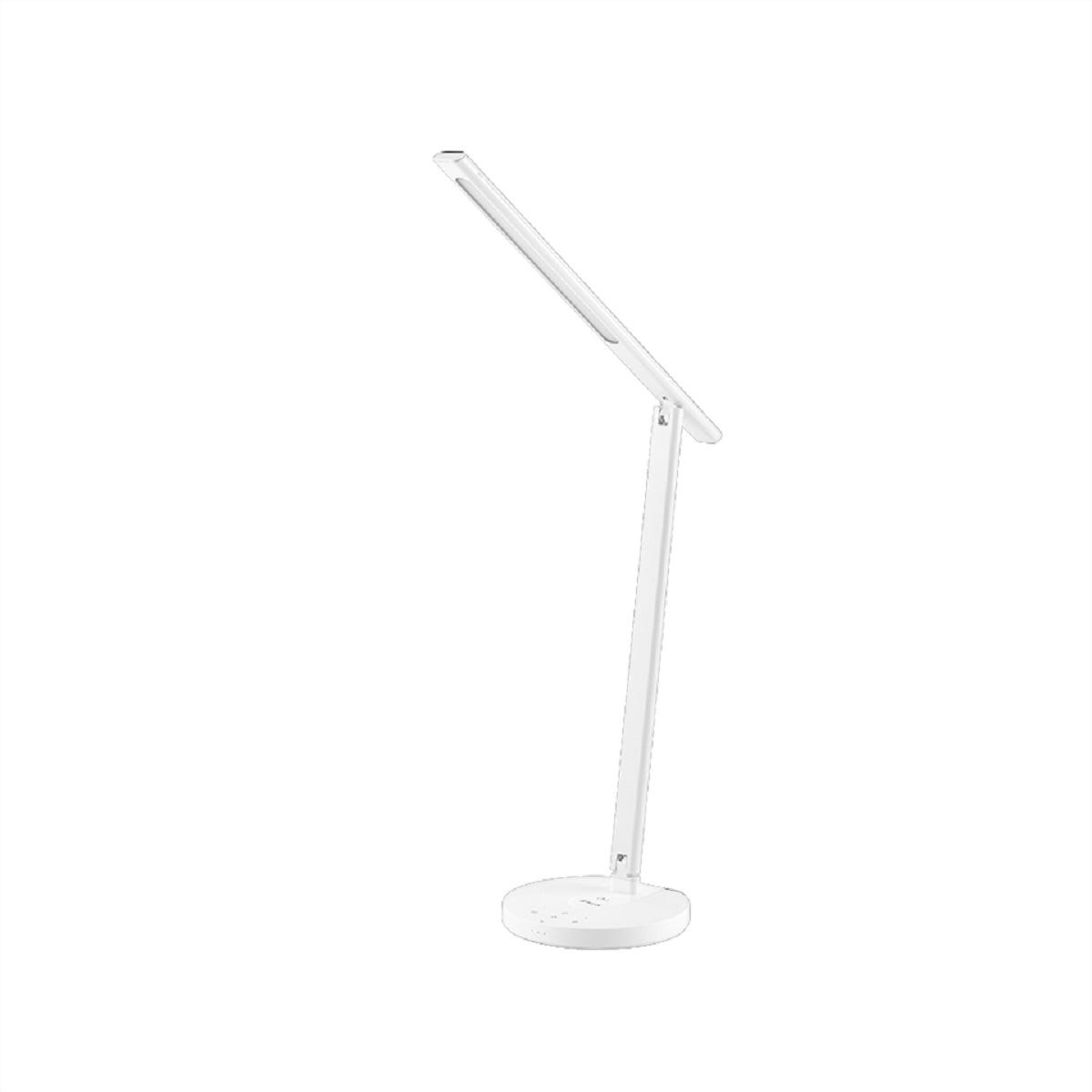 Lámpara de mesa inteligente, lámpara de escritorio regulable con  aplicación/control de voz, lámpara táctil LED RGB que cambia de color,  lámpara de